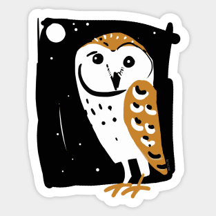 Barn Owl #1 Sticker